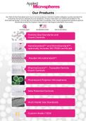 Particle Size Standards and Count Controls meeting the highest international metrological criteria