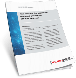 Five reasons for upgrading to a next-generation ED-XRF analyzer